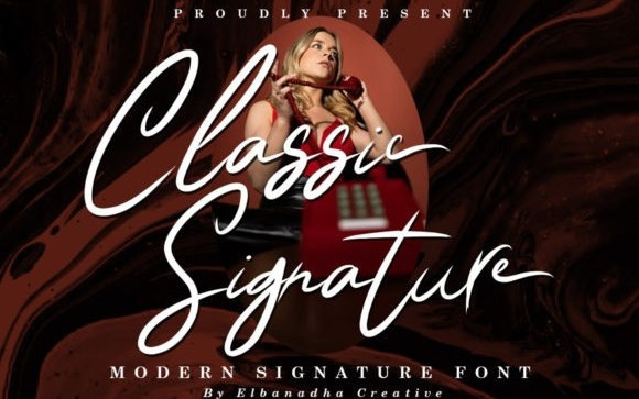 Classic Signature Font