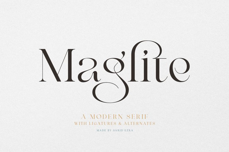 Maglite Serif Font