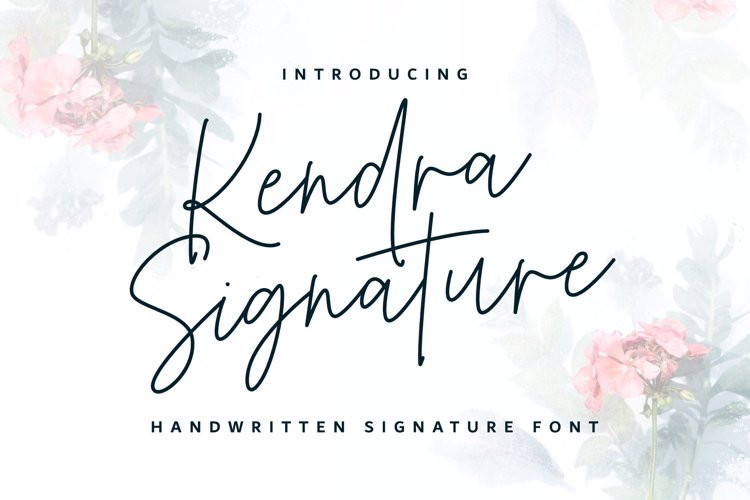 Kendra Signature Script Font