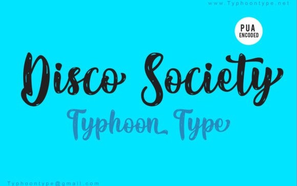 Disco Society Script Font