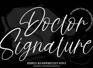 Doctor Signature Script Font