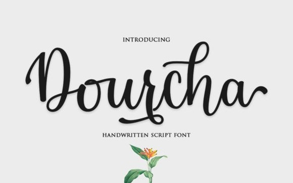 Dourcha Calligraphy Font