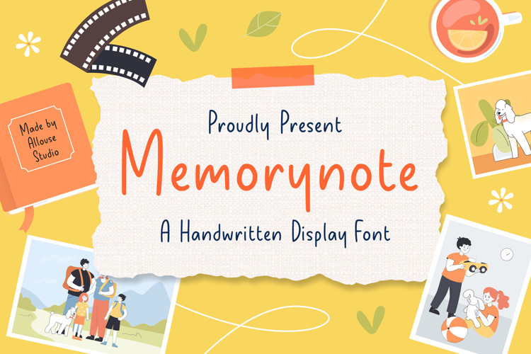 Memorynote Handwritten Font