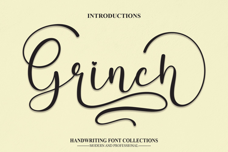 Grinch Calligraphy Font