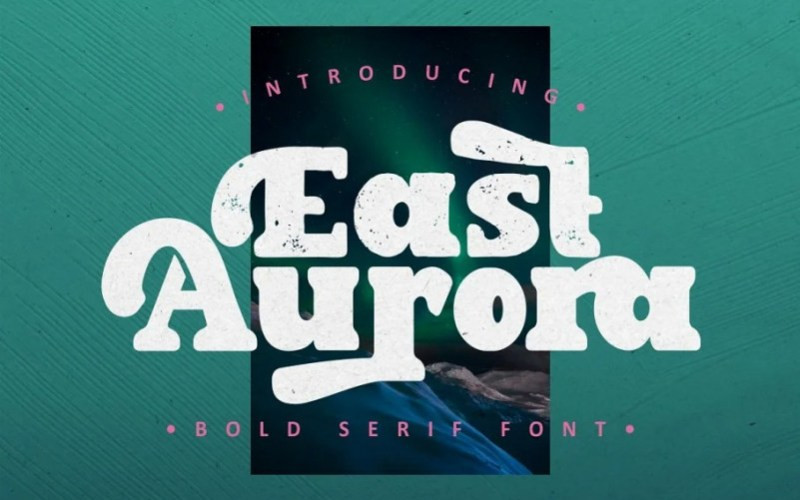 East Aurora Display Font