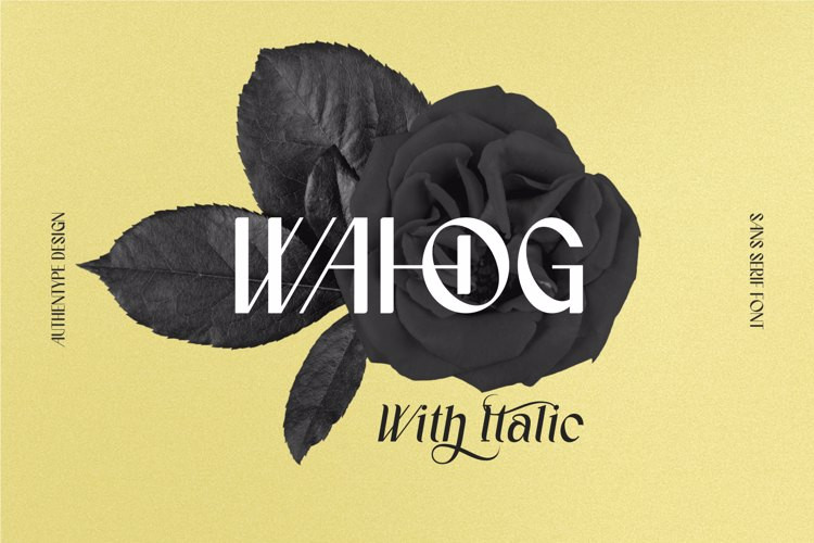 Wahog Sans Serif Font
