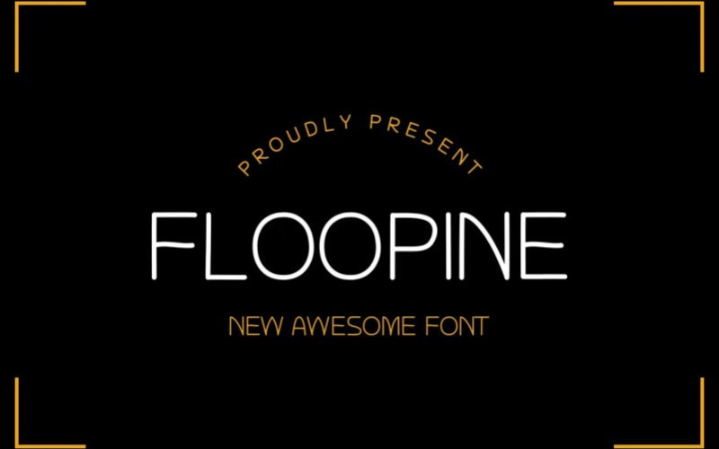 Floopine Sans Serif Font