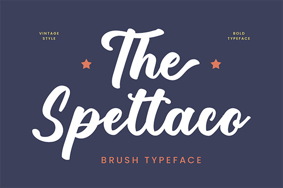 The Spettaco Script Font