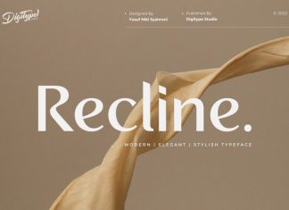 Recline Light Sans Serif Font