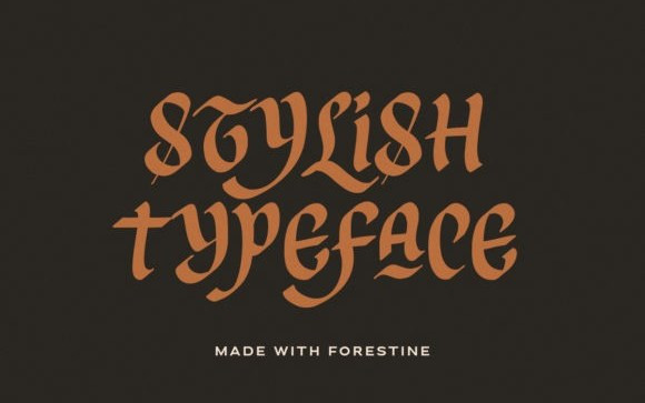 Forestine Display Font