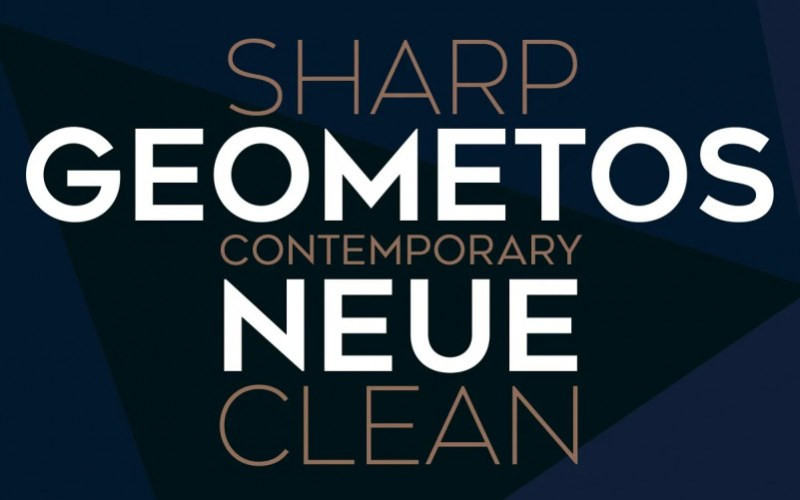 Geometos Neue Sans Serif Font
