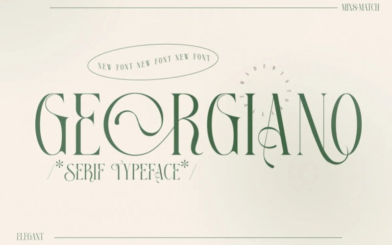 GEORGIANO Serif Font