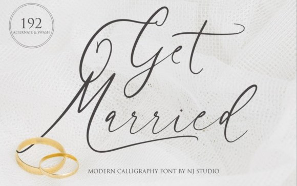 Get Married Script Font
