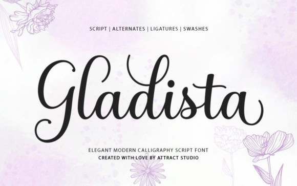 Gladista Calligraphy Font
