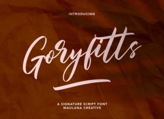 Goryfitts Script Font