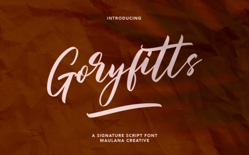 Goryfitts Script Font