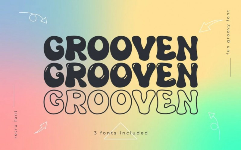 Grooven Shine Display Font