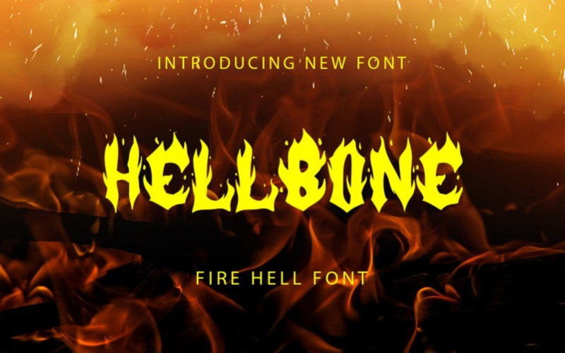 Hellbone Display Font