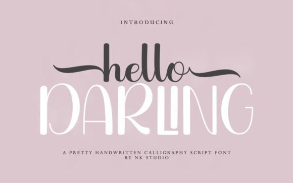 Hello Darling Script Typeface