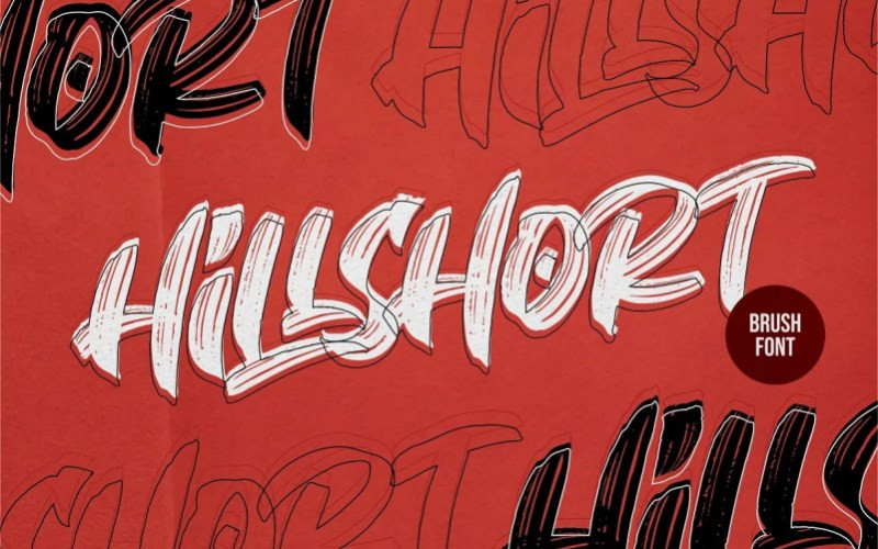 Hillshort Brush Font