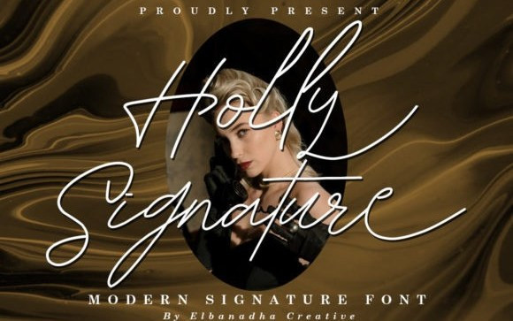 Holly Signature Script Font