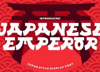 Japanese Emperor Display Font
