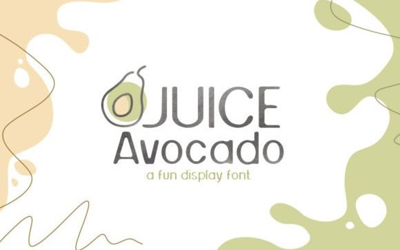 Juice Avocado Display Font