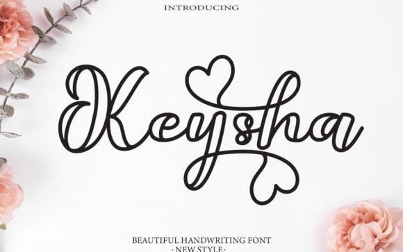 Keysha Script Font