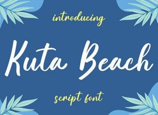Kuta Beach Script Font
