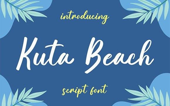Kuta Beach Script Font