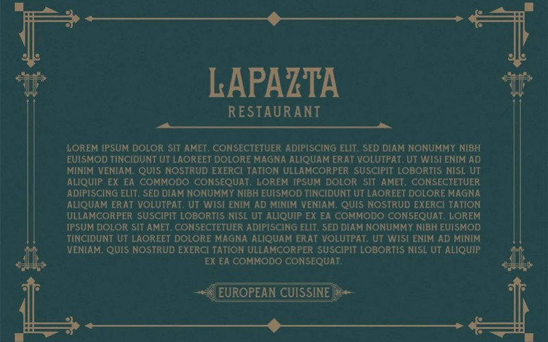 LAVOSCA Display Font