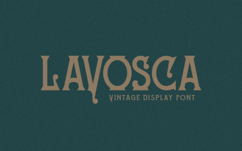 LAVOSCA Display Font