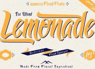 Lemonade Handwritten Font