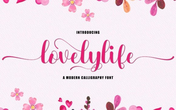 Lovelylife Calligraphy Font