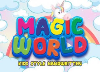 Magic World Display Font