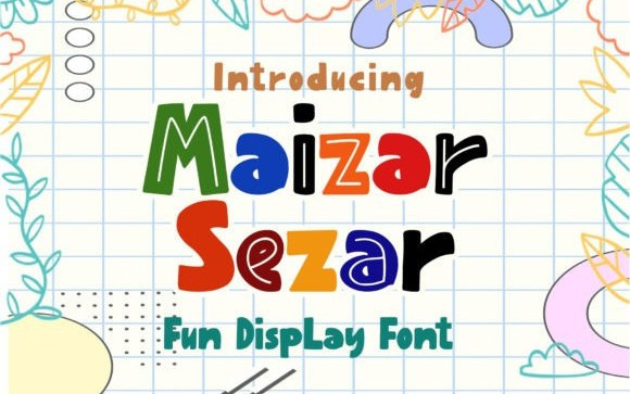 Maizar Sezar Display Font