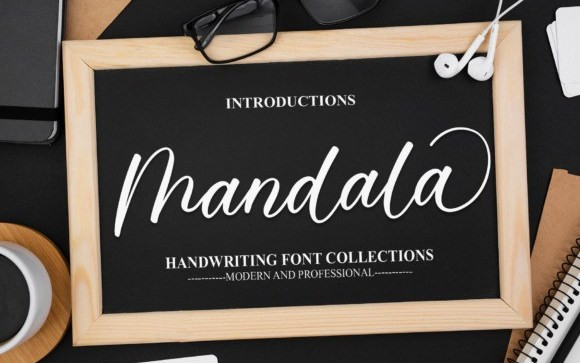 Mandala Script Font