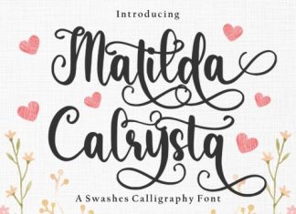 Matilda Calrysta Calligraphy Font