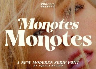 Monotes Serif Font
