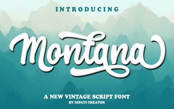 Montana Calligraphy Font