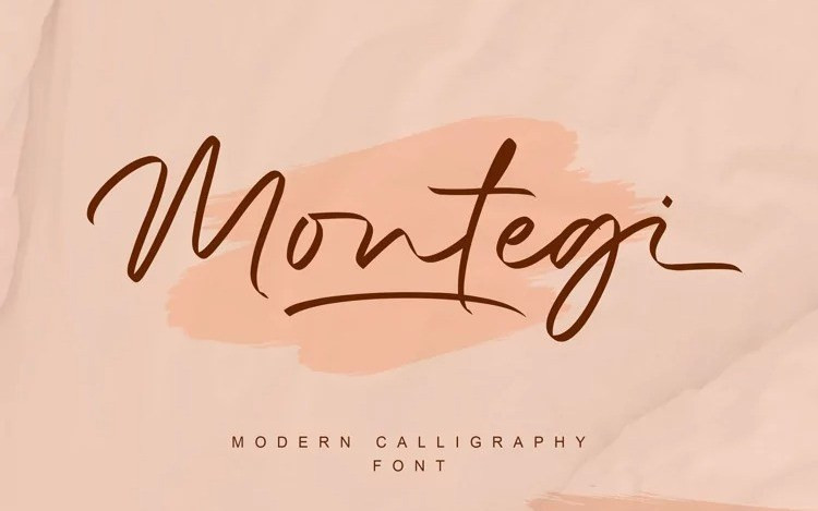 Montegi Script Font