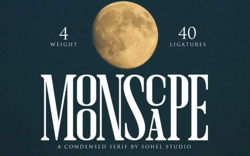 Moonscape Serif Font