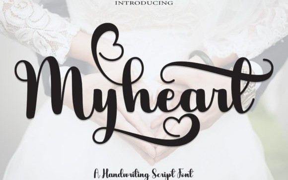 Myheart Calligraphy Typeface