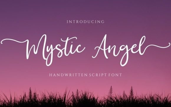 Mystic Angel Calligraphy Font