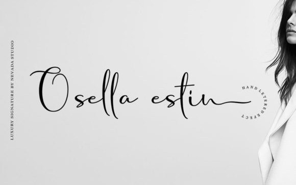 Osella Estin Script Font