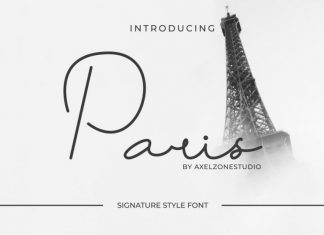 Paris Handwritten Font