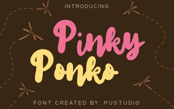 Pinky Ponko Script Font