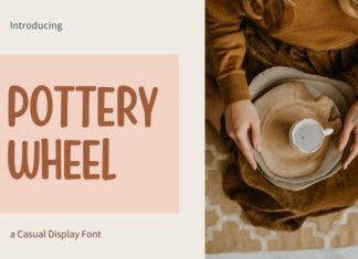 Pottery Wheel Display Font