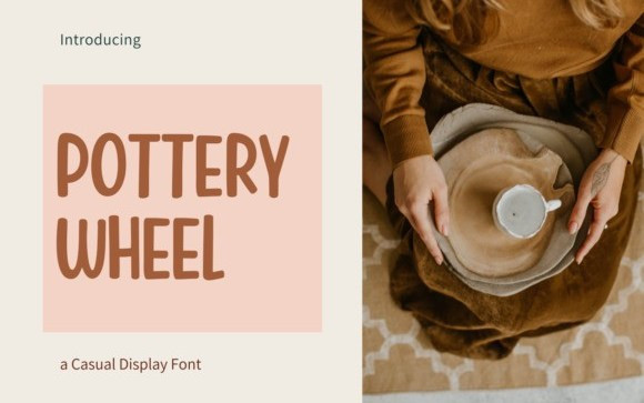 Pottery Wheel Display Font