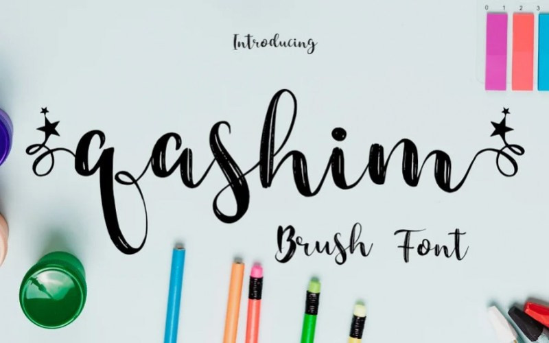 Qashim Calligraphy Font